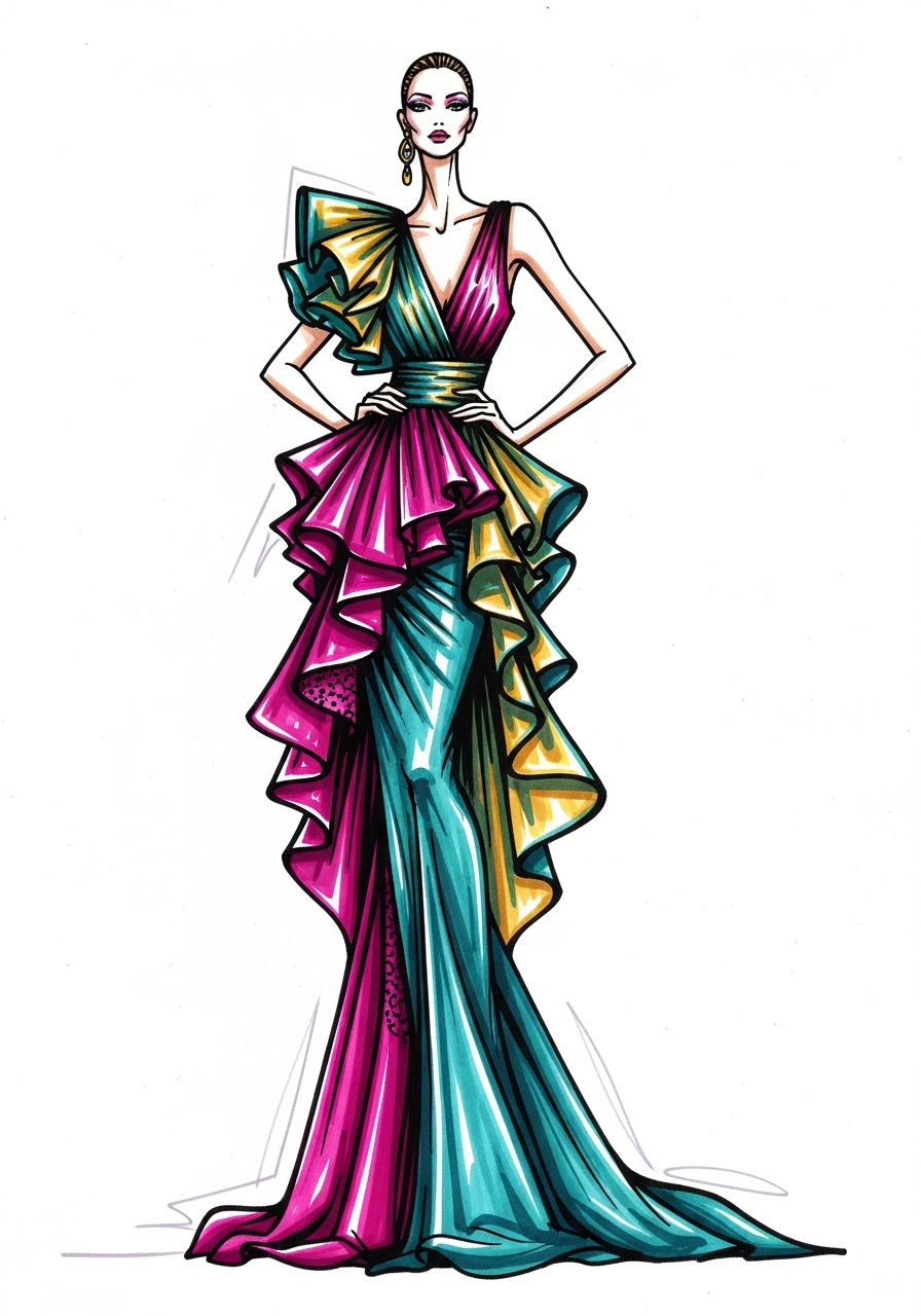 Фэшн иллюстрация